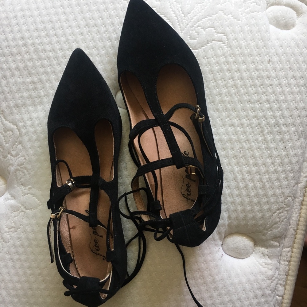 Free people Isabelle flats sz 9 (39)